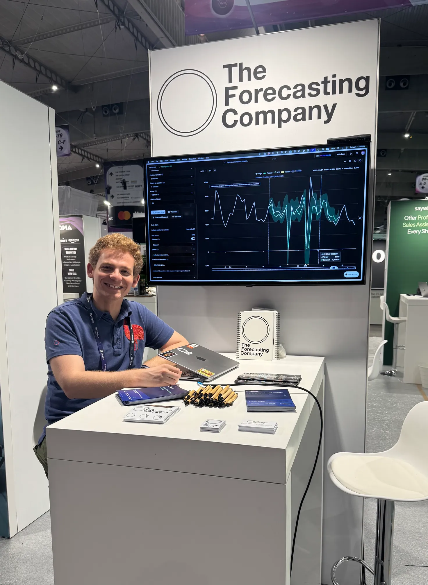 Geoff at ShopTalk booth K27